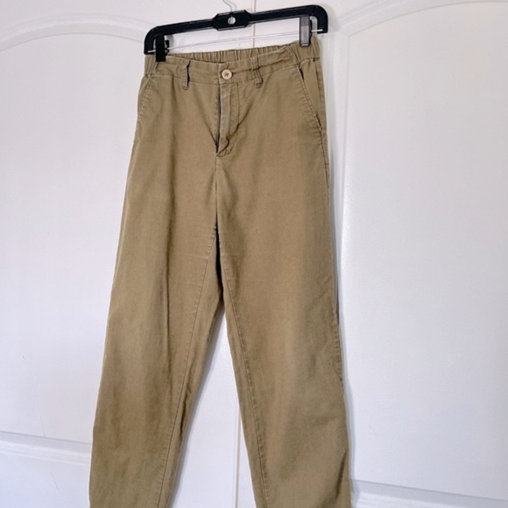 Uniqlo linen blend olive green pants size XS - Picture 7 of 11